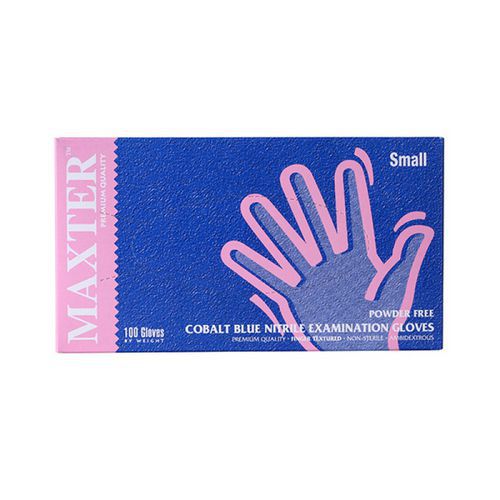 Rękawice nitrylowe, Maxter Blue, 100 szt.