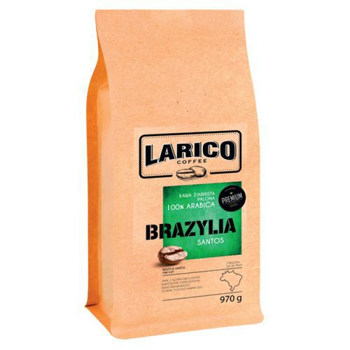 Kawa LARICO Brazylia Santos, ziarnista