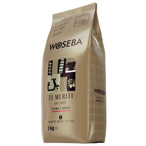 Kawa WOSEBA TI MERITI, CREMA E AROMA, ziarnista Kawa WOSEBA TI MERITI, CREMA E AROMA, ziarnista