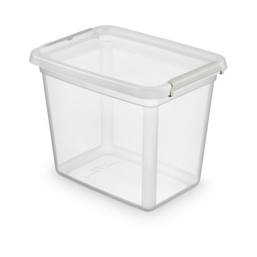 Pojemnik do przechowywania MOXOM, Basestore, z klipsem, transparentny