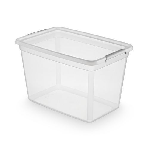 Pojemnik do przechowywania MOXOM, Basestore, z klipsem, transparentny