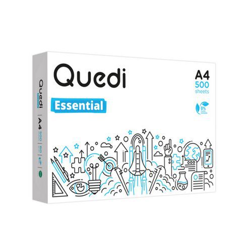 Papier ksero QUEDI ESSENTIAL A4, A4, klasa C, 80gsm, 500ark. Papier ksero QUEDI ESSENTIAL A4, A4, klasa C, 80gsm, 500ark.