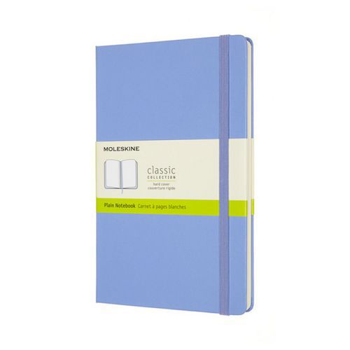 Notes MOLESKINE Classic L (13x21 cm) gładki, twarda oprawa, hydrangea blue, 240 stron, niebieski