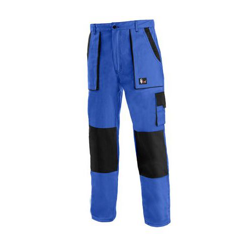 Spodnie CXS LUXY JAKUB, męskie, zimowe, kolor niebiesko-czarny