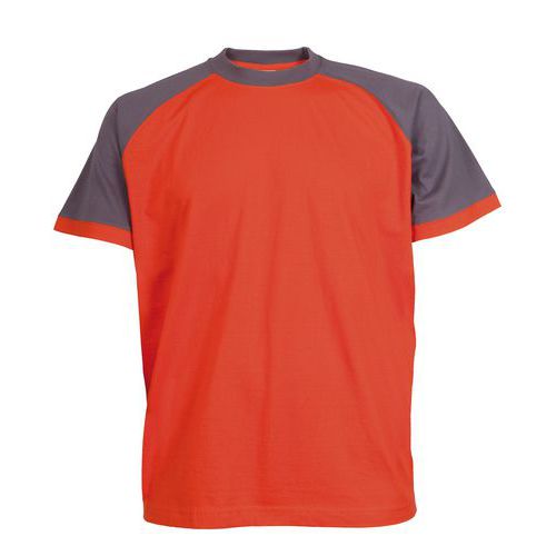Koszulka CXS OLIVER, męska, kolor pomarańczowo-szary