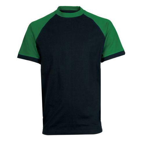 Koszulka CXS OLIVER, męska, kolor czarno-zielony