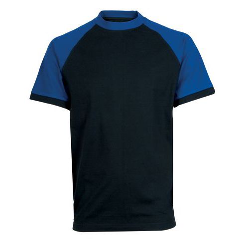 Koszulka CXS OLIVER, męska, kolor czarno-niebieski