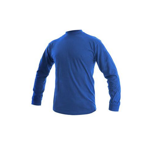 Koszulka CXS PETR, męska, z długim rękawem, kolor niebieski