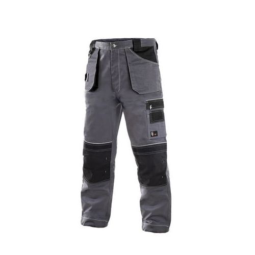 Spodnie CXS ORION TEODOR, męskie, zimowe, przedłużony wariant 194cm, kolor szaro-czarny