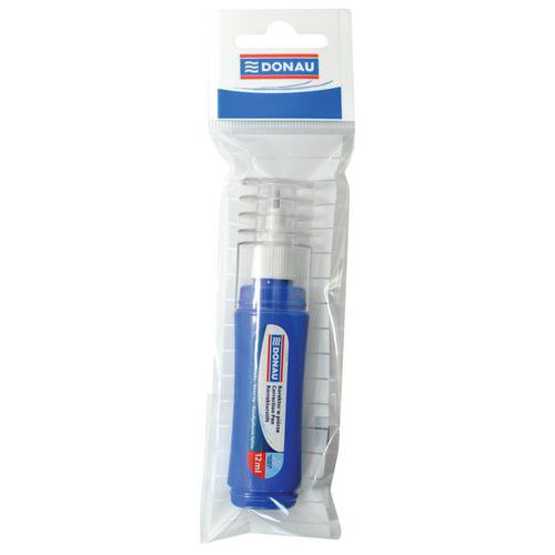 Korektor w piórze DONAU, metalowa końcówka, 12ml, zawieszka Korektor w piórze DONAU, metalowa końcówka, 12ml, zawieszka