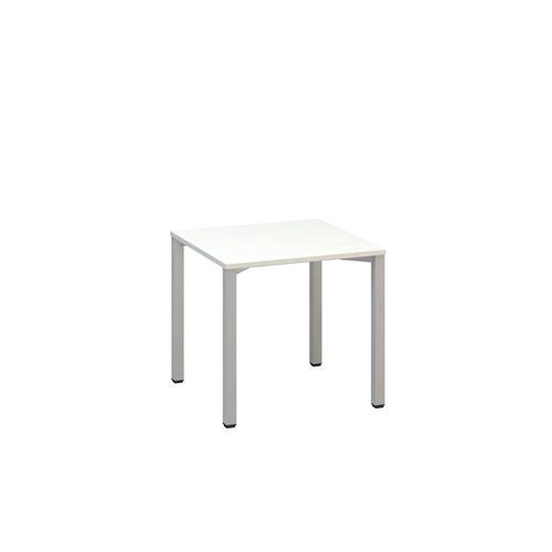 Proste stoły biurowe Alfa 200, 80 x 80 x 74,2 cm, wersja prosta