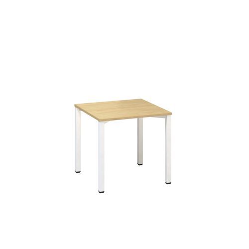 Proste stoły biurowe Alfa 200, 80 x 80 x 74,2 cm, wersja prosta