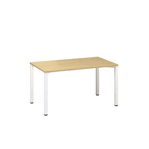 Proste stoły biurowe Alfa 200, 140 x 80 x 74,2 cm, wersja prosta