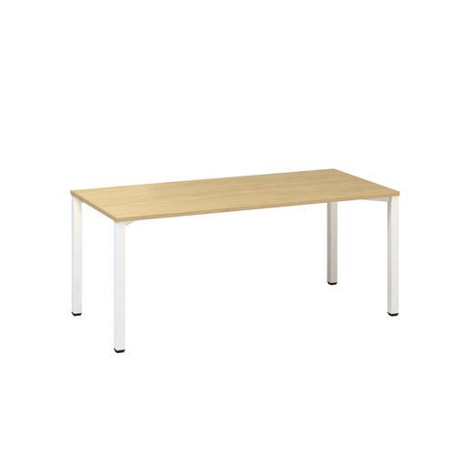 Proste stoły biurowe Alfa 200, 180 x 80 x 74,2 cm, wersja prosta