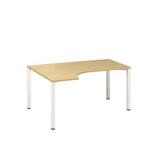 Ergonomiczne stoły biurowe Alfa 200, 180 x 120 x 74,2 cm, wersja lewa