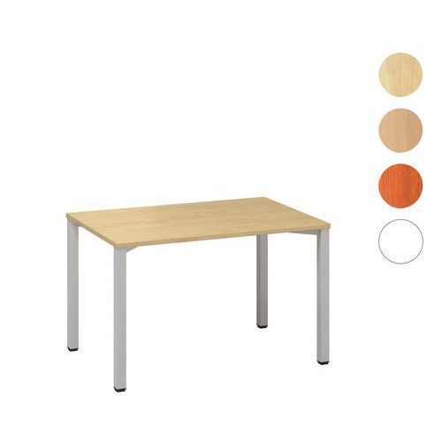 Proste stoły biurowe Alfa 200, 120 x 80 x 74,2 cm, wersja prosta