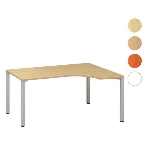 Ergonomiczne stoły biurowe Alfa 200, 180 x 120 x 74,2 cm, wersja prawa