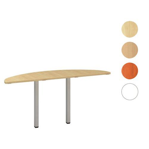Dostawki do stołu Alfa 200, 160 x 45 x 74,2 cm, 1/2 okręgu