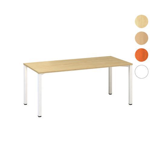 Proste stoły biurowe Alfa 200, 180 x 80 x 74,2 cm, wersja prosta