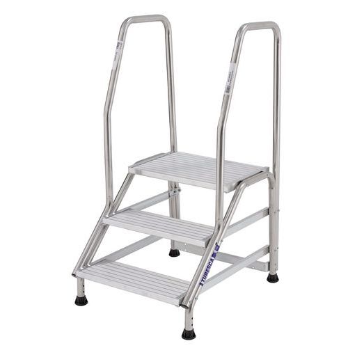 Drabinka aluminiowa z poręczami Modul Tubesca-Comabi