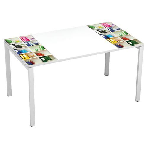Stoły biurowe Manutan Expert Easy Office, 140 x 80 x 75 cm