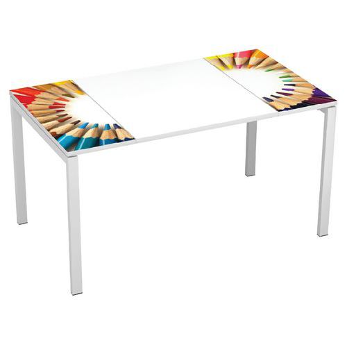 Stoły biurowe Manutan Expert Easy Office, 140 x 80 x 75 cm