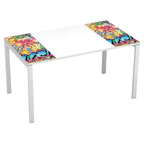 Stoły biurowe Manutan Expert Easy Office, 140 x 80 x 75 cm