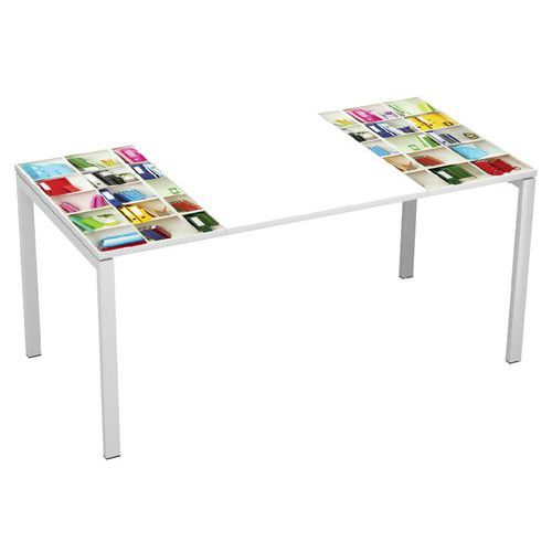 Stoły biurowe Manutan Expert Easy Office, 160 x 80 x 75 cm
