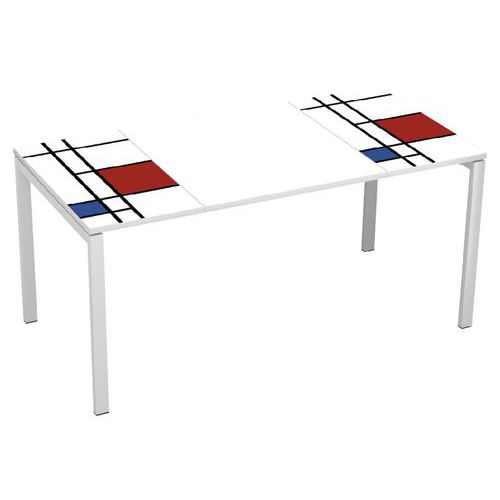 Stoły biurowe Manutan Expert Easy Office, 160 x 80 x 75 cm