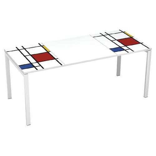 Stoły biurowe Manutan Expert Easy Office, 180 x 80 x 75 cm