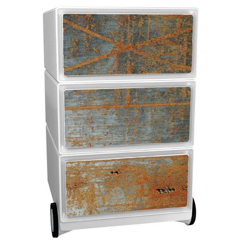 Kontenery mobilne Manutan Expert Easy Office, 3 szuflady, 64,2 x 39 x 43,6 cm