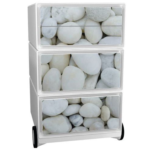 Kontenery mobilne Manutan Expert Easy Office, 4 szuflady, 64,2 x 39 x 43,6 cm