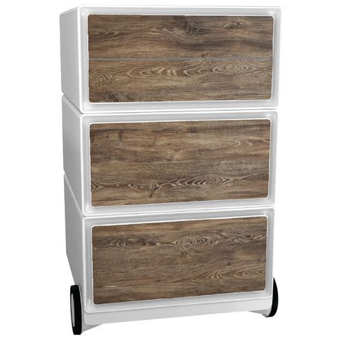 Kontenery mobilne Manutan Expert Easy Office, 4 szuflady, 64,2 x 39 x 43,6 cm