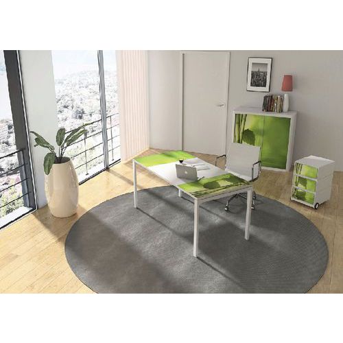 Zestaw mebli do biura Manutan Expert Easy Office, stół 140 x 80 cm Zestaw mebli do biura Manutan Expert Easy Office, stół 140 x 80 cm