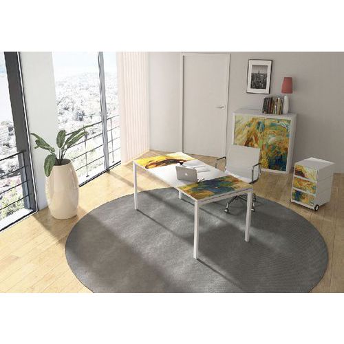 Zestaw meblowy do biura Manutan Expert Easy Office, stół 160 x 80 cm Zestaw meblowy do biura Manutan Expert Easy Office, stół 160 x 80 cm