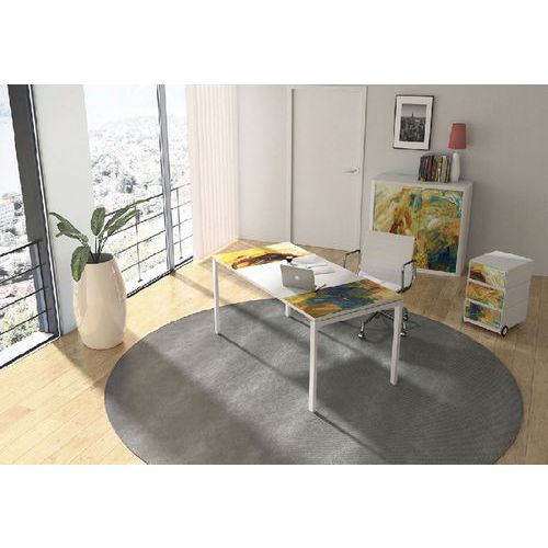 Zestaw mebli do biura Manutan Expert Easy Office, stół 140 x 80 cm Zestaw mebli do biura Manutan Expert Easy Office, stół 140 x 80 cm