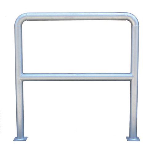 Metalowe barierki Manutan Expert, długość 100 cm, średnica 38 mm