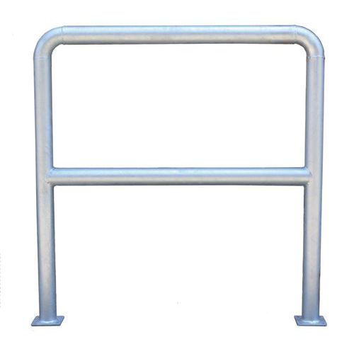 Metalowe barierki Manutan Expert, długość 150 cm, średnica 38 mm