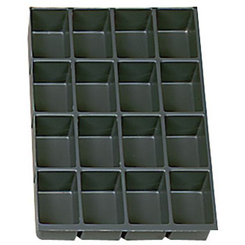 Plastikowe organizery do szuflad Bisley
