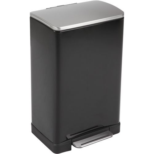 Kosz na śmieci z pedałem prostokątny E-Cube – 40 l