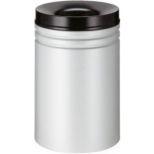 Ognioodporny kosz na śmieci 50 l do 80 l szary/czarny – V-Part