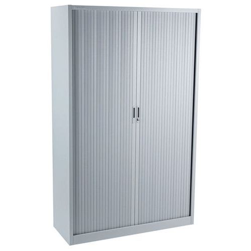 Szafa aktowa metalowa z roletą, 4 półki, 195 x 120 x 45,7 cm Szafa aktowa metalowa z roletą, 4 półki, 195 x 120 x 45,7 cm