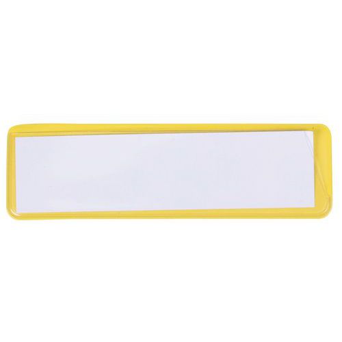 Tabliczki informacyjne na regały Manutan Expert, magnetyczne, 100 x 30 mm, 100 szt.