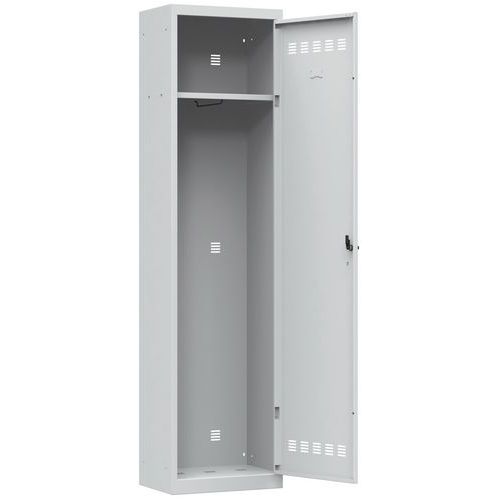 Szafy szatniowe Vinco o konstrukcji spawanej, 1 przedział, 500 mm, zamek cylindryczny