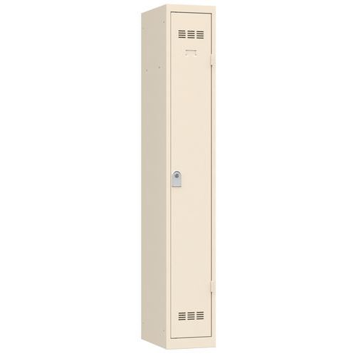 Szafy szatniowe Vinco o konstrukcji spawanej, 1 przedział, 300 mm, zamek cylindryczny