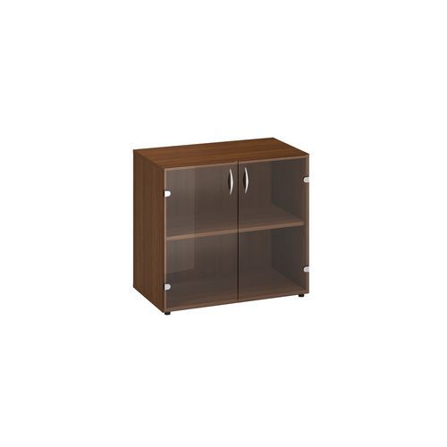 Szafki niskie szerokie Alfa 500, 73,5 x 80 x 45,8 cm, ze szklanymi drzwiczkami