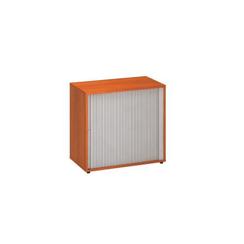 Szafki dostawne niskie szerokie Alfa 500, 74,2 x 80 x 45 cm, z roletą – wersja prawa