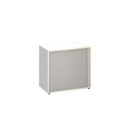 Szafki dostawne niskie szerokie Alfa 500, 74,2 x 80 x 45 cm, z roletą – wersja prawa