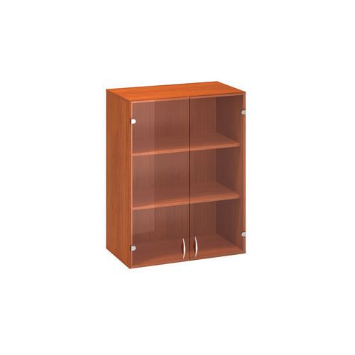 Szafki dostawne średnie szerokie Alfa 500, 104,5 x 80 x 45,8 cm, ze szklanymi drzwiczkami
