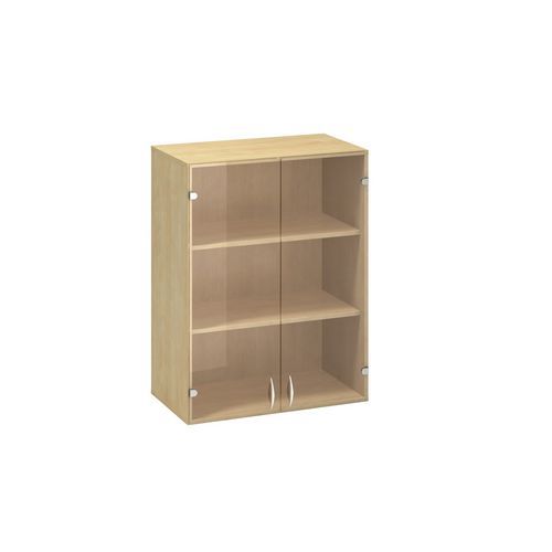 Szafki dostawne średnie szerokie Alfa 500, 104,5 x 80 x 45,8 cm, ze szklanymi drzwiczkami